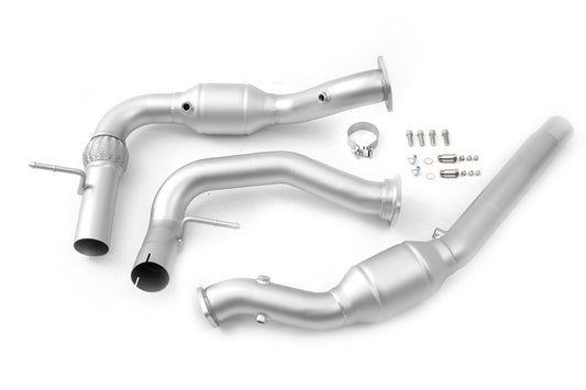 QKspl™ Ford F-150 Raptor EcoBoost Catted Downpipe