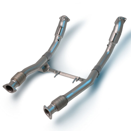 QKspl™ Ford Bronco Raptor ('22+) Cast Bellmouth Downpipes