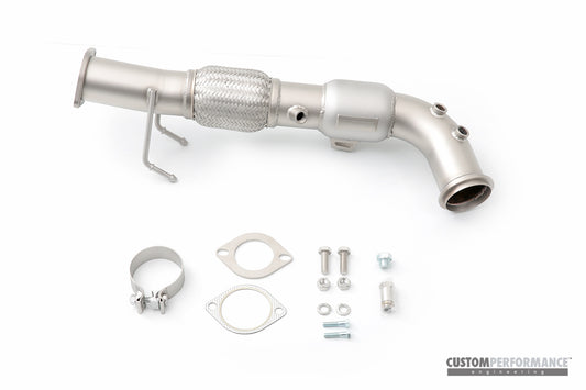 QKspl™ Ford Fusion Catted Downpipe